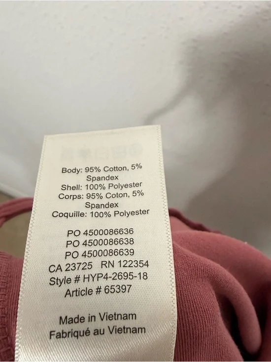 Aritzia Wilfred Talmont Bodysuit Long Sleeve Sheer Rust Pink Sz Small - Picture 8 of 9